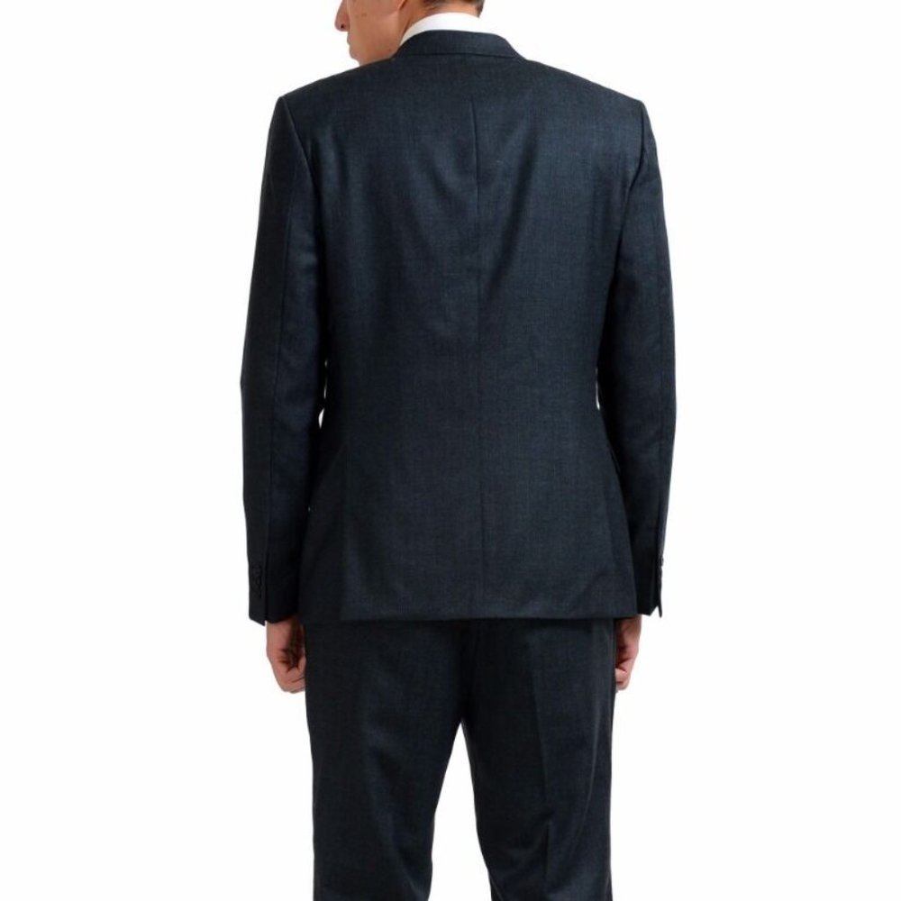 Versace Collection Wool Gray Two Button Men's Suit - Picture 3 of 11